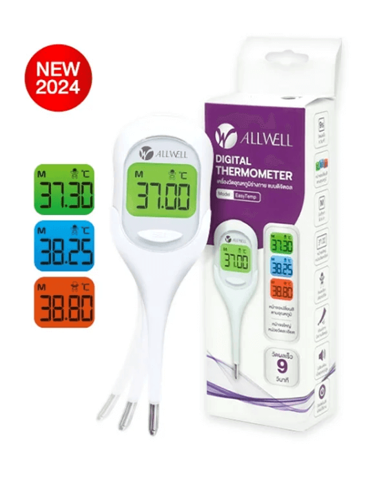 เครื่องวัดอุณหภูมิ ALLWELL รุ่น EasyTemp หน้าจอเปล...